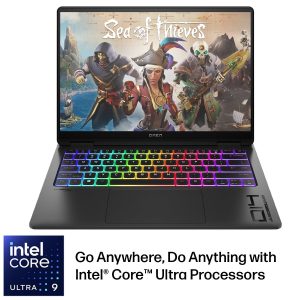 HP OMEN Transcend Intel Core Ultra 9-185H 32GB RAM 1TB SSD NVIDIA GeForce RTX 4070 8GB Graphics 14" FHD Win 11 Home Gaming Laptop - Shadow Black [OMEN-14-fb0002ne]