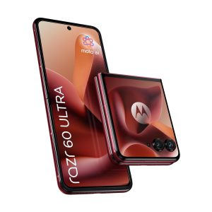 MOTOROLA Razr 60 Ultra 5G, 16+16GB RAM Boost, 512 GB ROM, Snapdragon 8 Elite, 7.0"+ 4.0" pOLED Display, Titanium Hinge, TurboPower 68W, PANTONE Rio Red